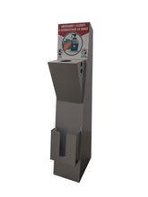 Carica l'immagine nel visualizzatore di Gallery, Kit Deluxe: Porta gel in Alluminio Dibond - "TARS" + 6 confezioni di gel Igien da 500ML - Protezioni by Arcadia