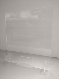 Parafiato in plexiglass 60x50 - 5MM - Protezioni by Arcadia 
