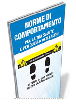 Carica l&#39;immagine nel visualizzatore di Gallery, Pannello autoportante 50x150H - &quot;Attendi il turno #2&quot; Monofacciale - Protezioni by Arcadia 
