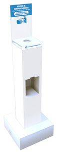 Colonna porta gel - Polipropilene - Protezioni by Arcadia 