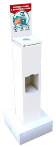 Colonna porta gel - Polipropilene - Protezioni by Arcadia 