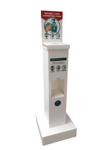 Colonna porta gel - Polipropilene stampata - Protezioni by Arcadia 